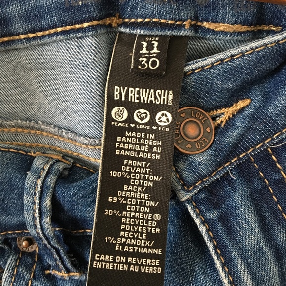 Denim shorts size 11 / 30 - Picture 3 of 3